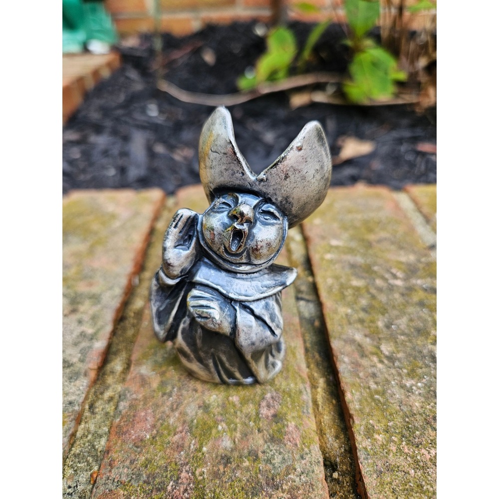 Vintage Petro Italy Singing Nun Whimsical Pewter Figurine 3"